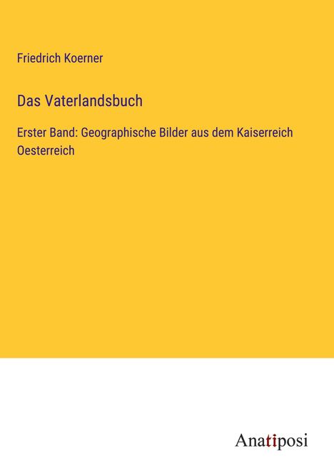 Friedrich Koerner: Das Vaterlandsbuch, Buch