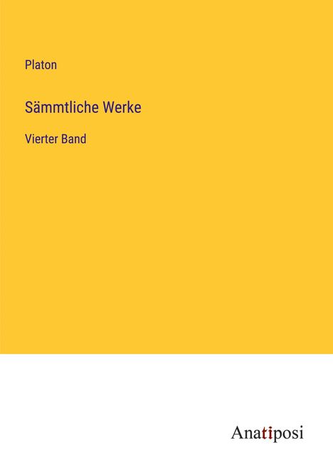 Platon: Sämmtliche Werke, Buch