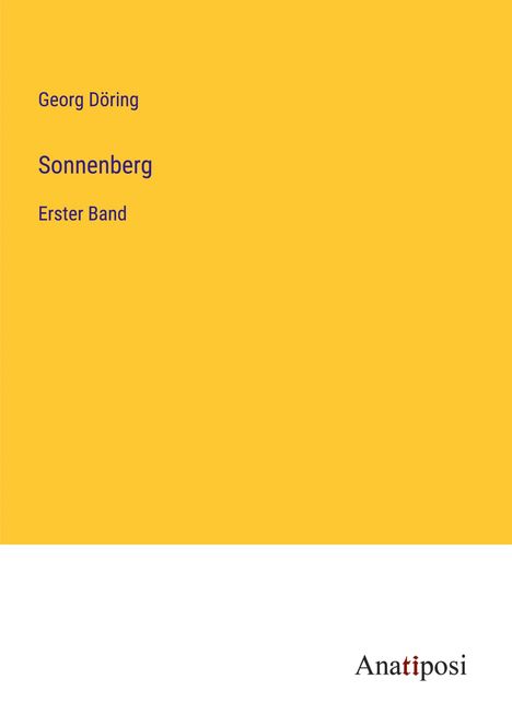 Georg Döring: Sonnenberg, Buch