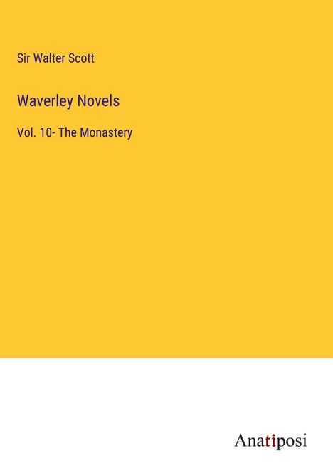 Walter Scott: Waverley Novels, Buch