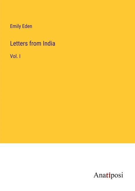 Emily Eden: Letters from India, Buch