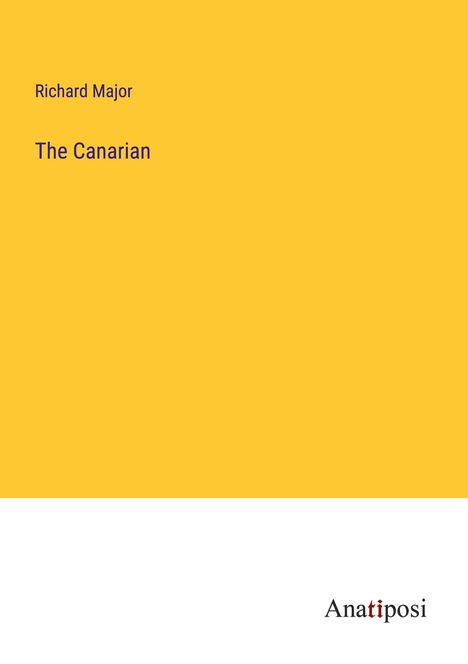 Richard Major: The Canarian, Buch