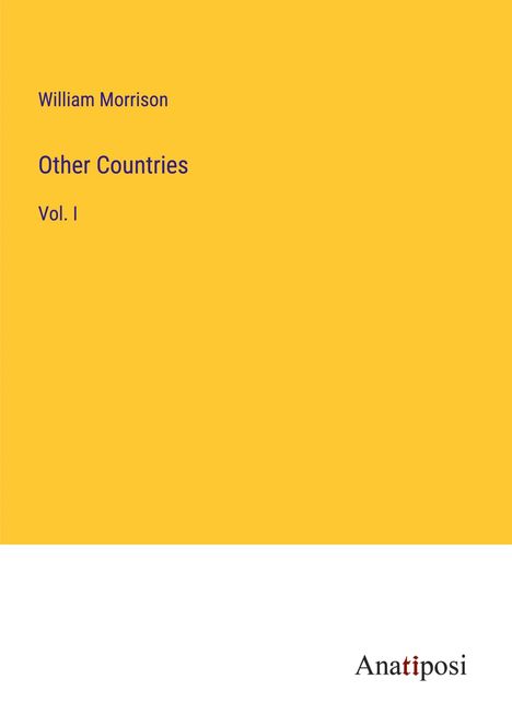 William Morrison: Other Countries, Buch