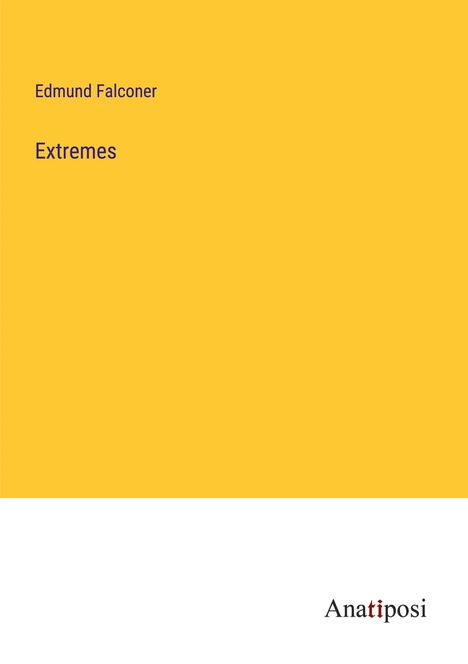 Edmund Falconer: Extremes, Buch