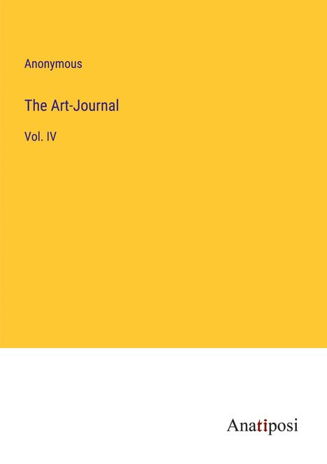 Anonymous: The Art-Journal, Buch