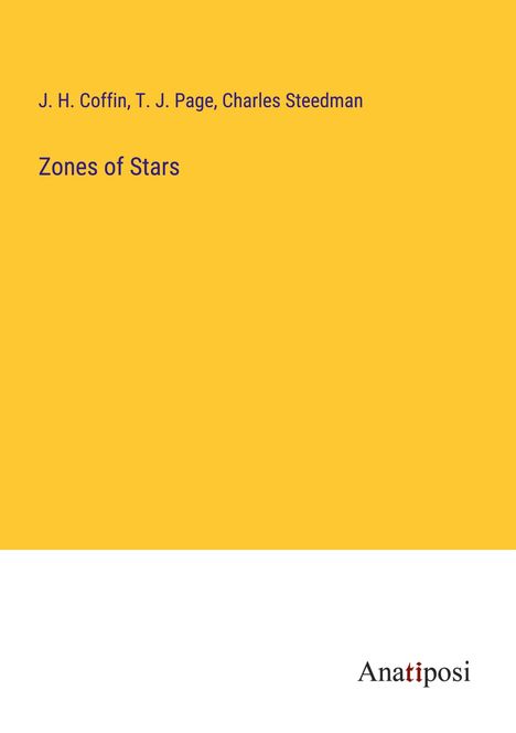 J. H. Coffin: Zones of Stars, Buch