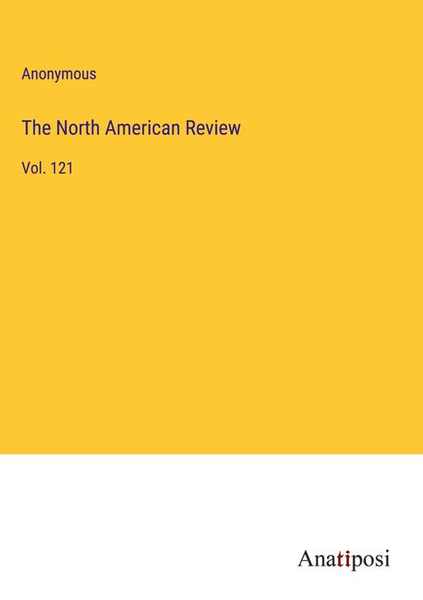 Anonymous: The North American Review, Buch