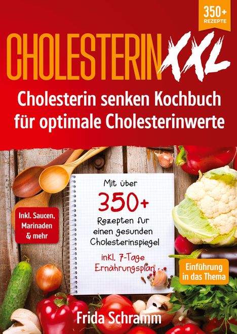 Frida Schramm: Cholesterin XXL - Cholesterin senken Kochbuch für optimale Cholesterinwerte, Buch