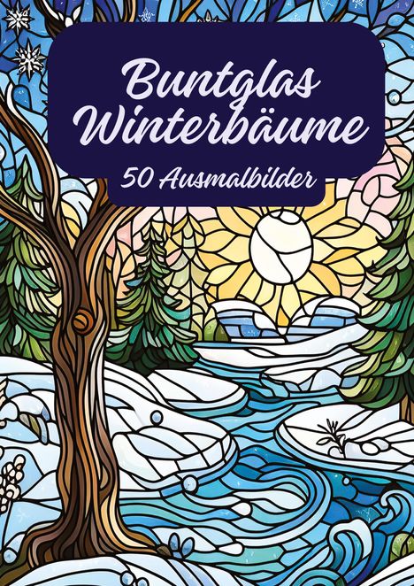 Diana Kluge: Buntglas-Winterbäume, Buch