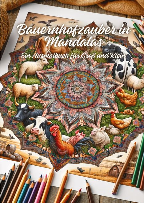 Diana Kluge: Bauernhofzauber in Mandalas, Buch