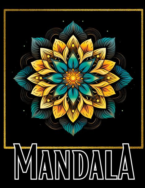 Lucy´s Schwarze Malbücher: Black Mandala- Das Malbuch, Buch