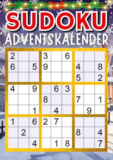 Isamrätsel Verlag: Sudoku Adventskalender | Weihnachtsgeschenk, Buch