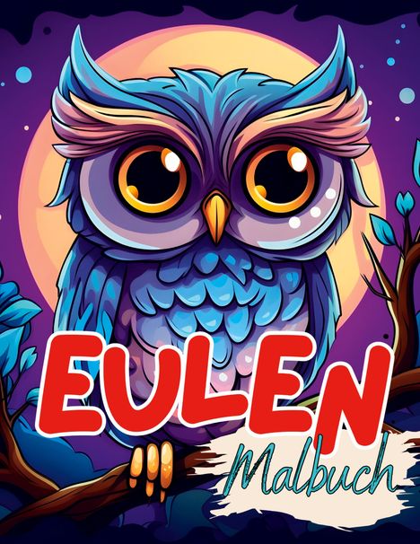 Lucy´s Tier Malbücher: Malbuch Eule, Buch