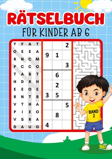 Kindery Verlag: Rätselbuch für Kinder - Band 2, Buch