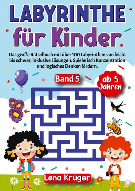 Lena Krüger: Labyrinthe für Kinder ab 5 Jahren - Band 5, Buch