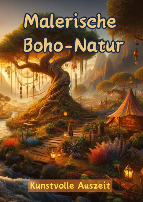 Maxi Pinselzauber: Malerische Boho-Natur, Buch