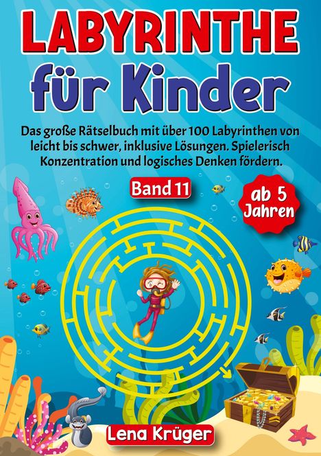 Lena Krüger: Labyrinthe für Kinder ab 5 Jahren - Band 11, Buch