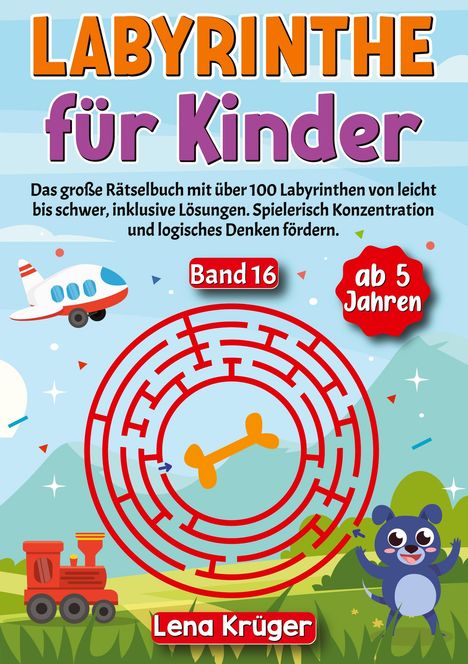 Lena Krüger: Labyrinthe für Kinder ab 5 Jahren - Band 16, Buch