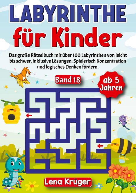 Lena Krüger: Labyrinthe für Kinder ab 5 Jahren - Band 18, Buch