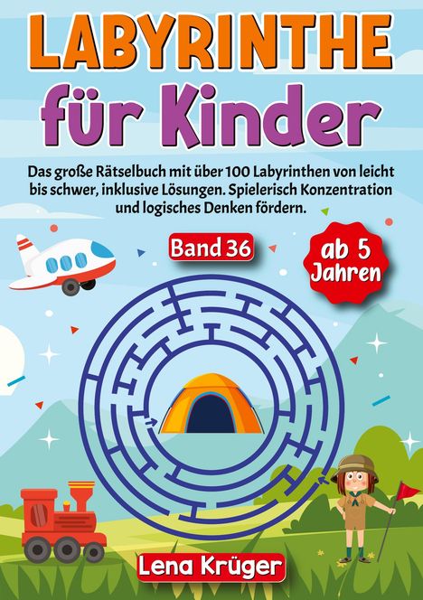 Lena Krüger: Labyrinthe für Kinder ab 5 Jahren - Band 36, Buch