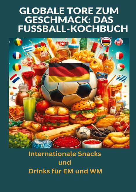 Ade Anton: Globale Tore zum Geschmack: Das Fußball-Kochbuch: Fußballfest der Aromen: Internationale Snacks &amp; Getränke für EM und WM ¿ Ein kulinarisches Reisebuch, Buch