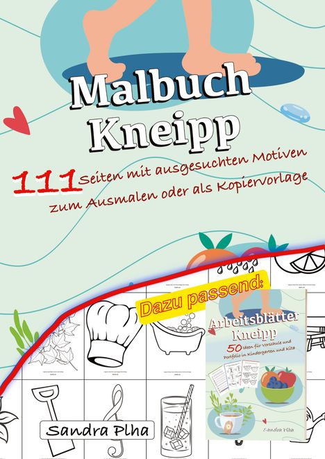 Sandra Plha: KitaFix Malbuch Kneipp, Buch