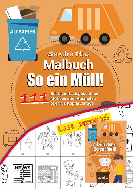 Sandra Plha: KitaFix Malbuch So ein Müll!, Buch