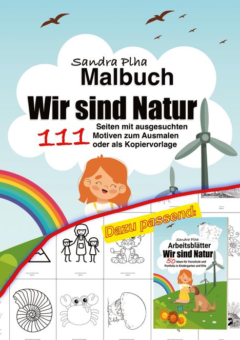 Sandra Plha: KitaFix Malbuch Wir sind Natur, Buch