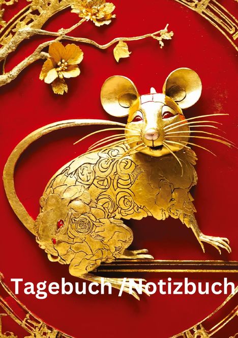 Willi Meinecke: Tagebuch / Notizbuch Chinesische Tierkreis Ratte, Buch