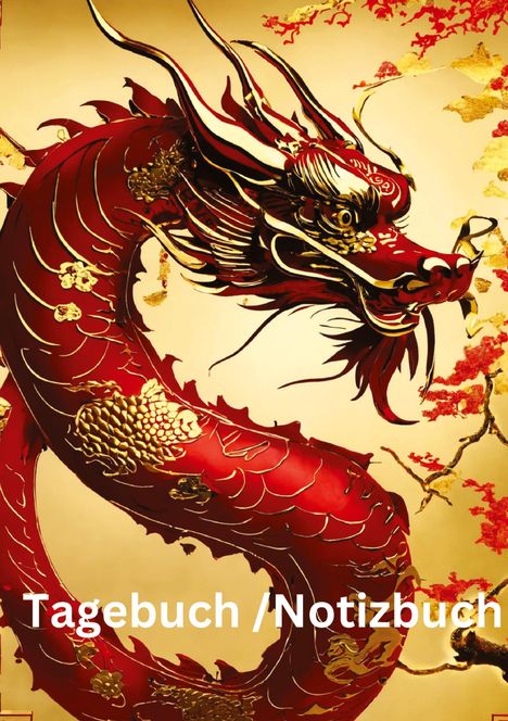 Willi Meinecke: Tagebuch /Notizbuch Chinesische Tierkreis Drache, Buch