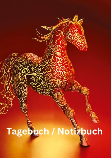 Willi Meinecke: Tagebuch / Notizbuch Chinesische Tierkreis Pferd, Buch