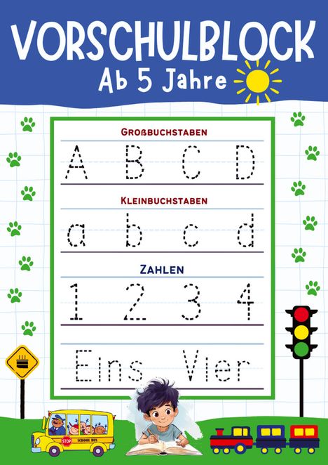 Kindery Verlag: Vorschulblock ab 5 jahre, Buch