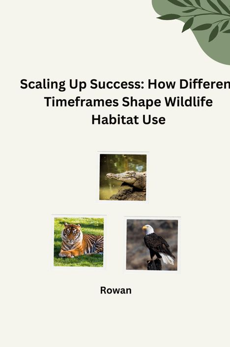 Rowan: Scaling Up Success: How Different Timeframes Shape Wildlife Habitat Use, Buch