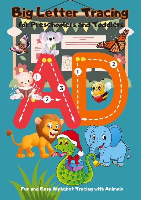 Joe Hammoud: BIG Letter Tracing for Preschoolers and Toddlers, Buch