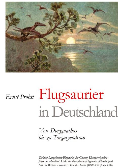 Ernst Probst: Flugsaurier in Deutschland, Buch