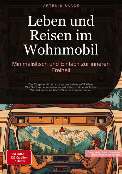 Artemis Saage: Leben und Reisen im Wohnmobil: Minimalistisch und Einfach zur inneren Freiheit, Buch