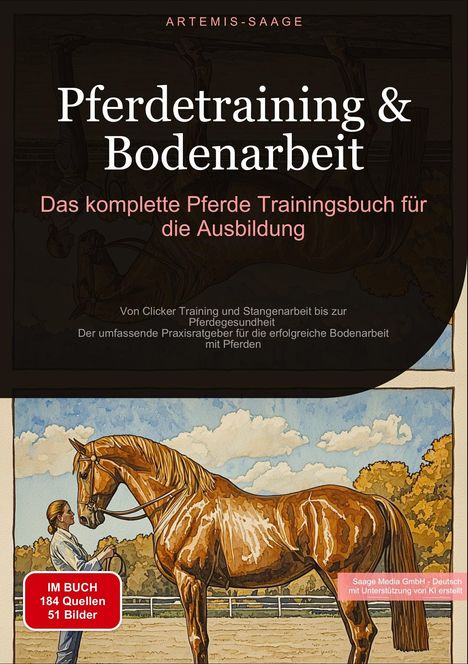 Artemis Saage: Pferdetraining &amp; Bodenarbeit: Das komplette Pferde Trainingsbuch für die Ausbildung, Buch