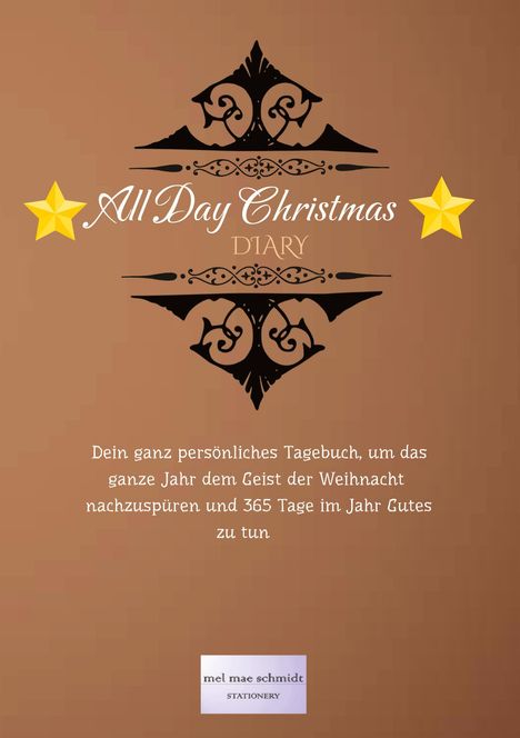 Mel Mae Schmidt: All Day Christmas Diary, Buch