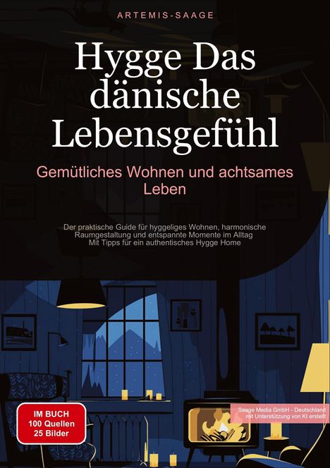 Artemis Saage: Hygge - Das dänische Lebensgefühl: Gemütliches Wohnen und achtsames Leben, Buch