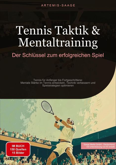 Artemis Saage: Tennis Taktik &amp; Mentaltraining: Der Schlüssel zum erfolgreichen Spiel, Buch