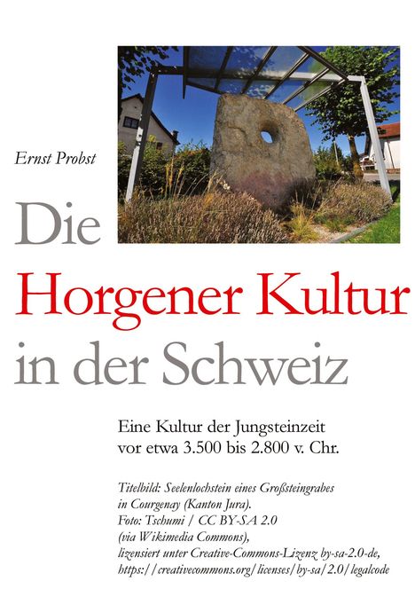 Ernst Probst: Die Horgener Kultur in der Schweiz, Buch