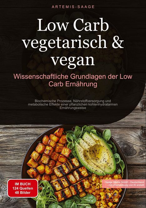 Artemis Saage - Deutschland: Low Carb vegetarisch &amp; vegan: Wissenschaftliche Grundlagen der Low-Carb Ernährung, Buch