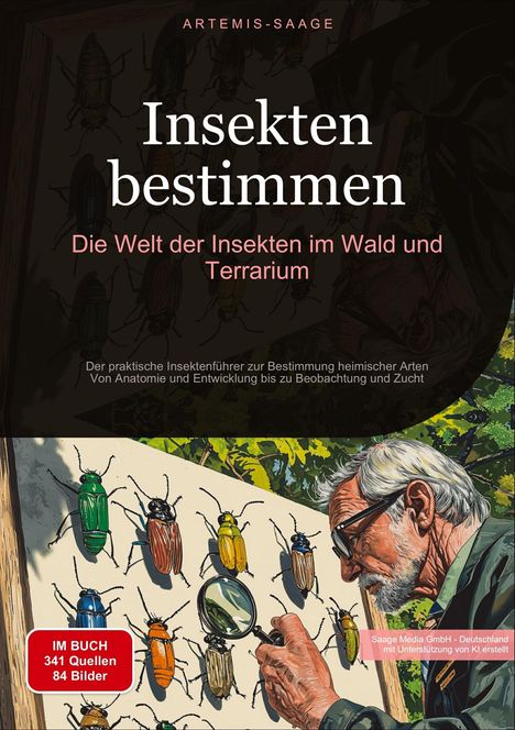 Artemis Saage - Deutschland: Insekten bestimmen: Die Welt der Insekten im Wald und Terrarium, Buch