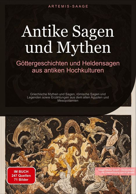 Artemis Saage - Deutschland: Antike Sagen und Mythen: Göttergeschichten und Heldensagen aus antiken Hochkulturen, Buch