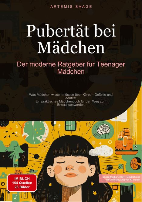 Artemis Saage - Deutschland: Pubertät bei Mädchen: Der moderne Ratgeber für Teenager Mädchen, Buch