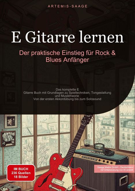 E-Gitarre lernen: Der praktische Einstieg für Rock &amp; Blues Anfänger, Buch