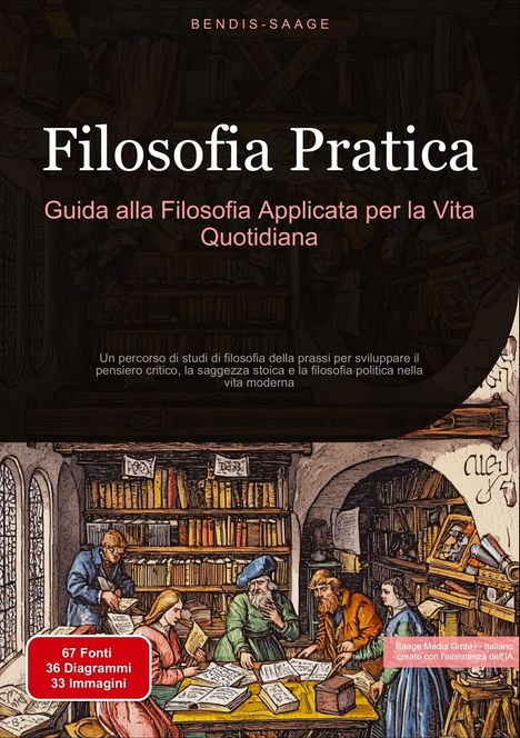 Bendis A. I. Saage - Italiano: Filosofia Pratica: Guida alla Filosofia Applicata per la Vita Quotidiana, Buch