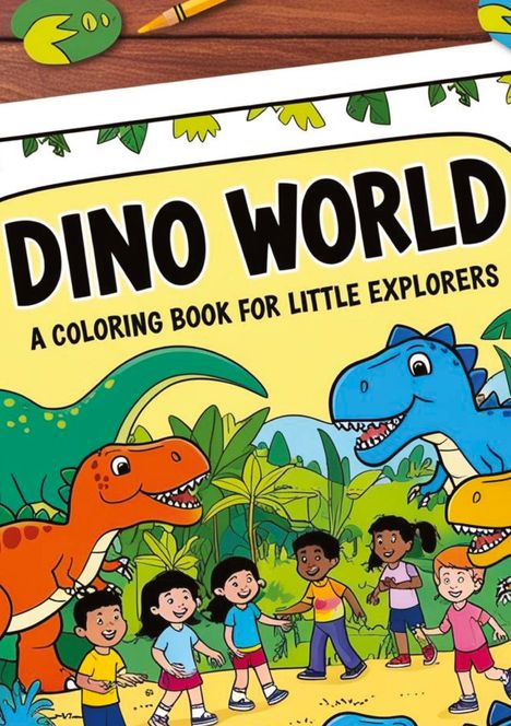 Sylvia Müller: "Dino World: Ein Malbuch für kleine Entdecker", Buch