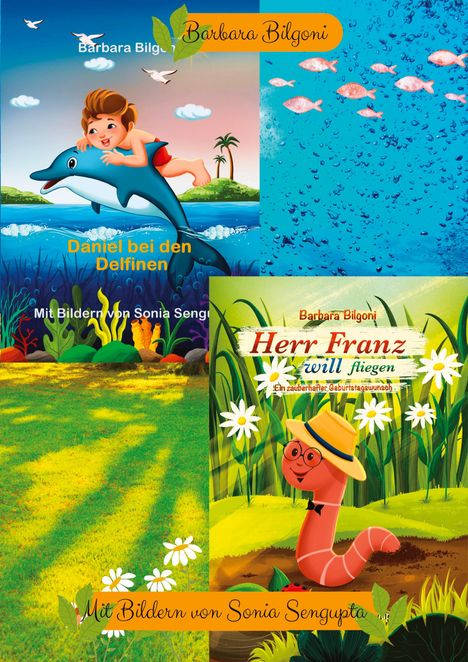 Barbara Bilgoni: Doppelband: Daniel bei den Delfinen + Herr Franz will fliegen, Buch