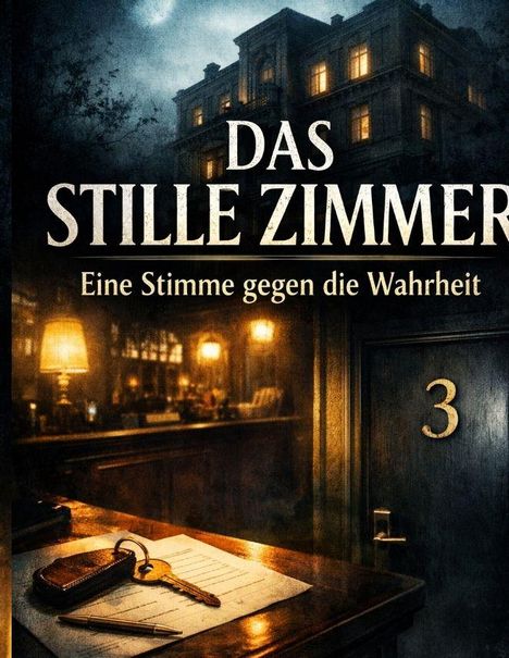 „DAS STILLE ZIMMER“ und „Eine Stimme gegen die Wahrheit“. Eine Hotelrezeption, Zimmernummer 3.